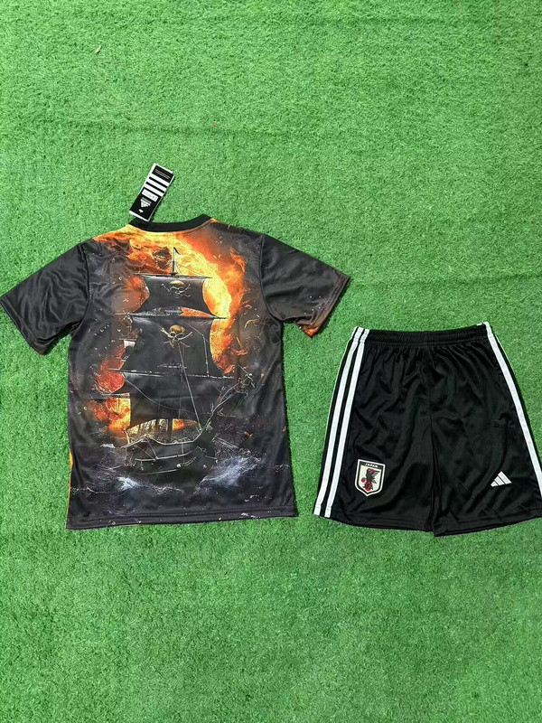 Youth Uniform Kids Kit 2025 Japan COMIC Soccer Jersey Shorts Child Football Set