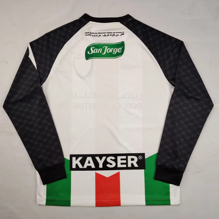 Long Sleeve Fans Version 2025-2026 Club Deportivo Palestino Home Soccer Jersey