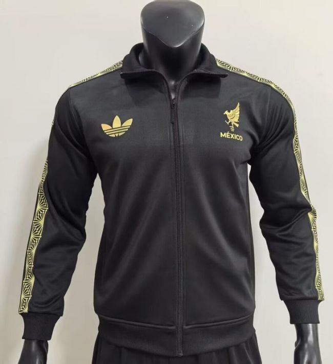 2025-2026 Mexico Black Soccer Jacket Football Jacket