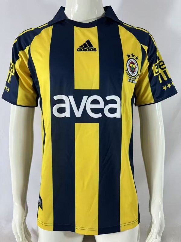 Retro Jersey 2008-2009 Fenerbahce Home Soccer Jersey Vintage Football Shirt