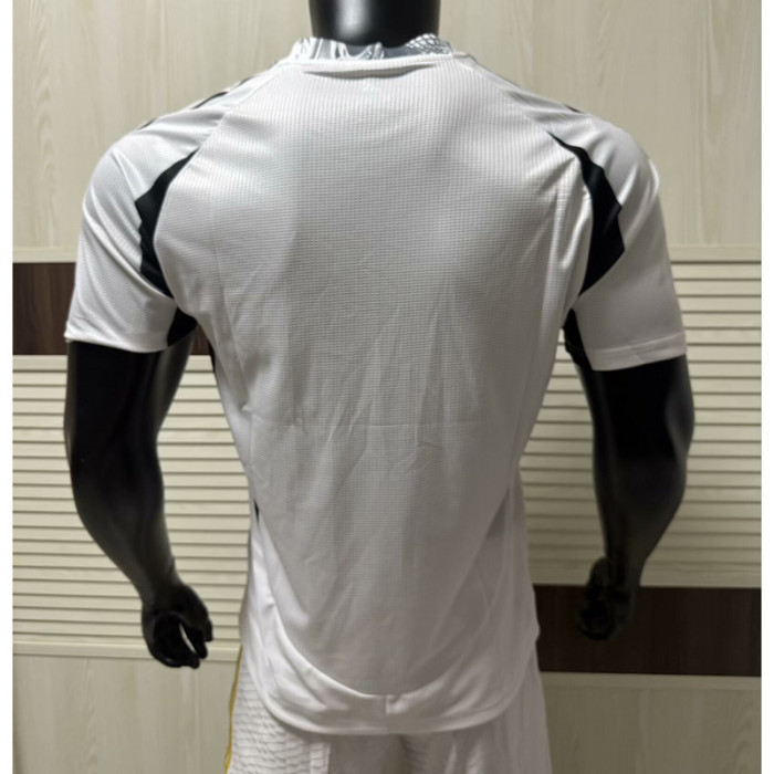 Player Version 2025-2026 Real Madrid White/Black Dragon Soccer Jersey Real Football Shirt