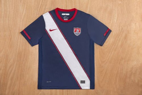 Retro Jersey 2010 USA Away Blue Soccer Jersey United States Vintage Football Shirt