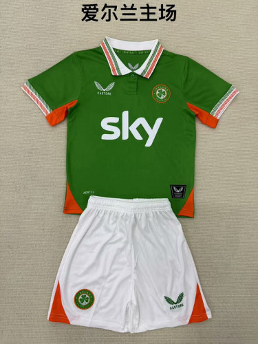 Adult Uniform 2025 Ireland Home Soccer Jersey Shorts Men's Football Kit
