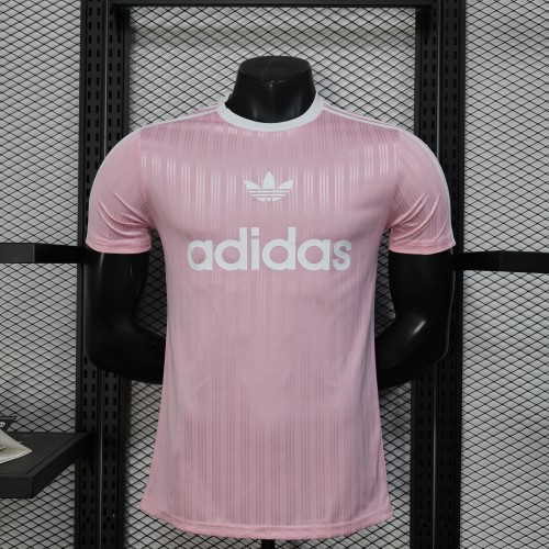 2025 AD Soccer Training T-shirt Casual Pink Football Shirt