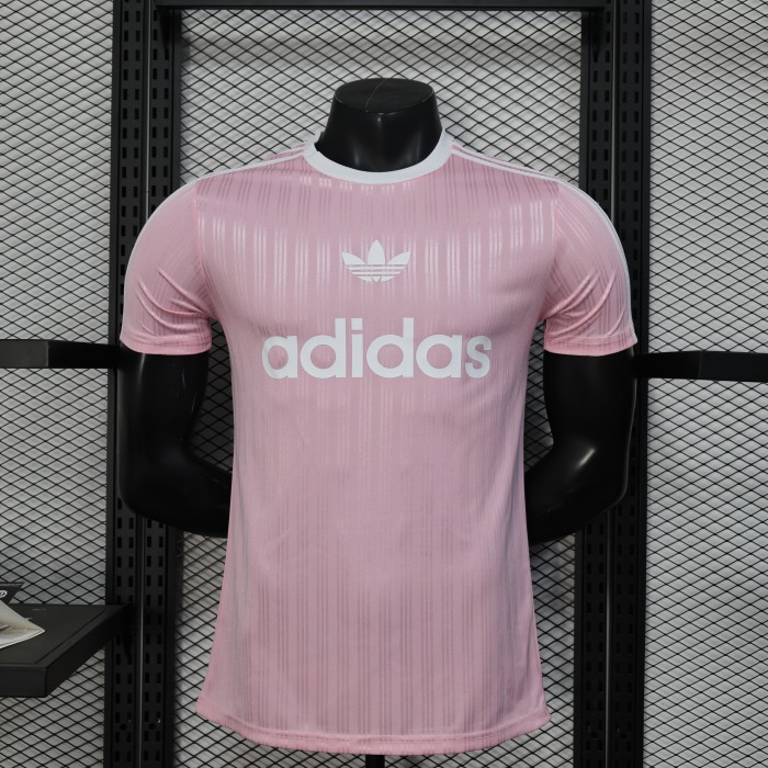 2025 AD Soccer Training T-shirt Casual Pink Football Shirt