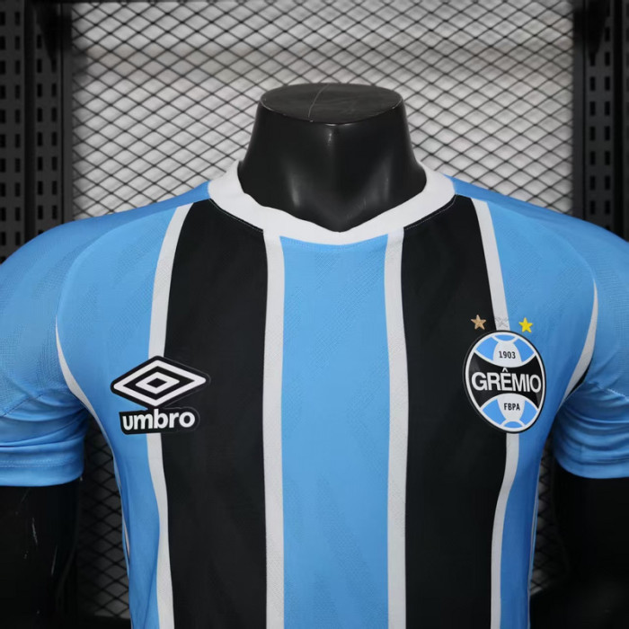 Player Version 2025-2026 Gremio Home Soccer Jersey Football Shirt