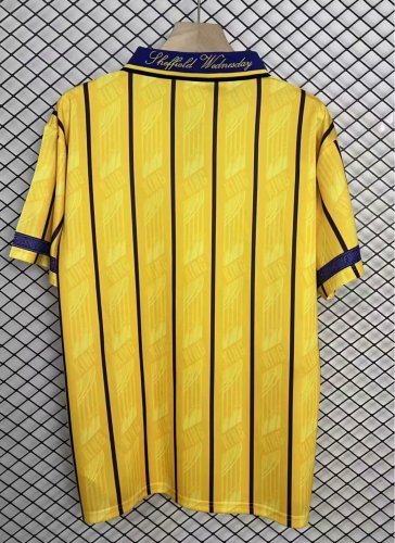 Retro Jersey 1995 Sheffield Wednesday Away Yellow Soccer Jersey Football Shirt