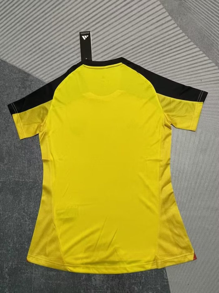 Women 2025-2026 Atletico Mineiro Yellow Soccer Training Jersey Girl Football Shirt