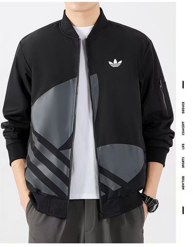 2025-2026 AD Black Soccer Windbreaker Jacket Football Jacket