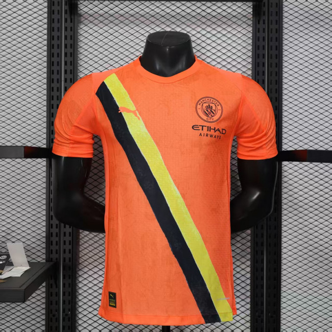 Player Version 2025-2026 Manchester City Third Away Soccer Jersey Man City Football Shirt