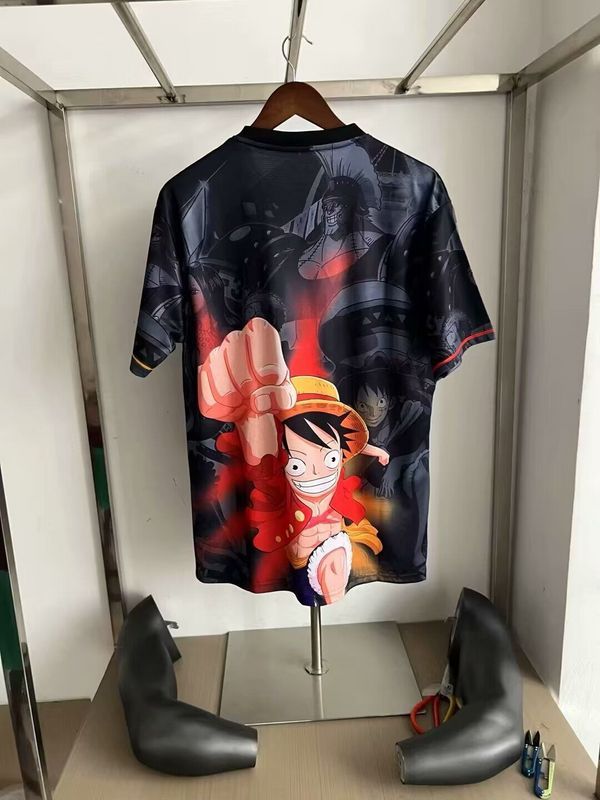 Fan Version 2025 Japan Black/Orange Comic Soccer Jersey Football Shirt