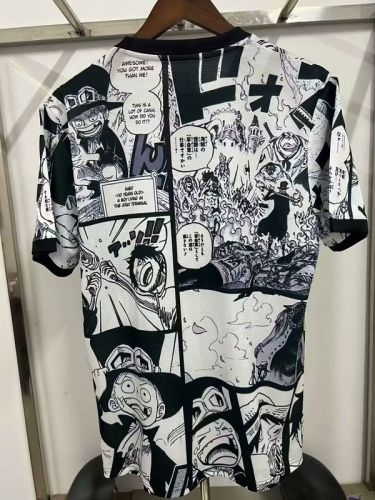 Fan Version 2025 Japan White Comic Soccer Jersey Football Shirt