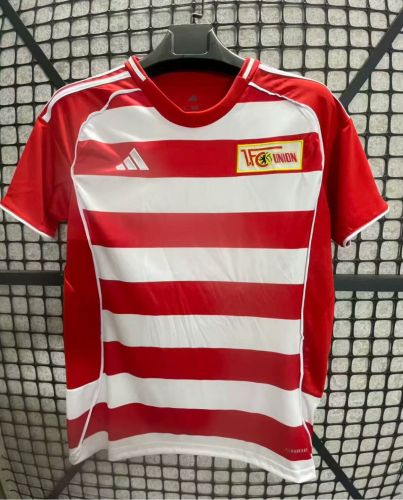 Fans Version 2025-2026 Union Berlin Home Soccer Jersey Football Shirt