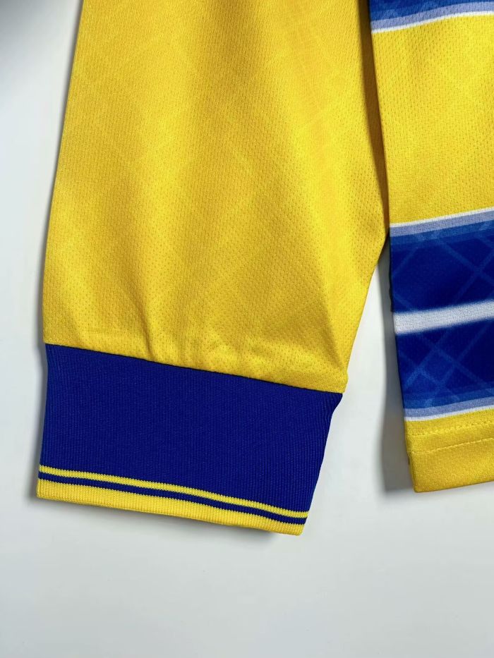 Long Sleeve Retro Jersey 1998-1999 Parma Home Soccer Jersey Vintage Football Shirt