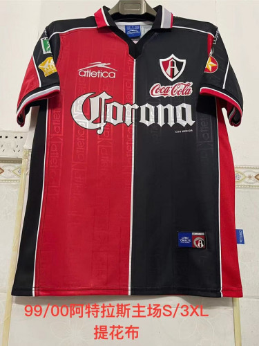 Retro Jersey 1999-2000 Club Atlas Home Soccer Jersey Vintage Football Shirt