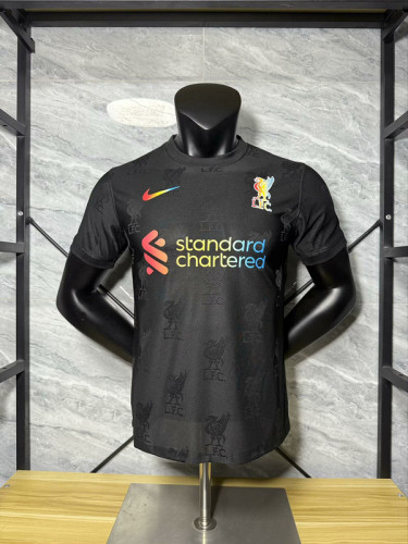 Player Version 2025-2026 Liverpool Black Special Edition Soccer Jersey Football Shirt