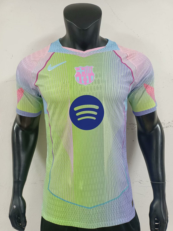 Barca Camisetas de Futbol Player Version 2025-2026 Barcelona Green Special Edition Soccer Jersey