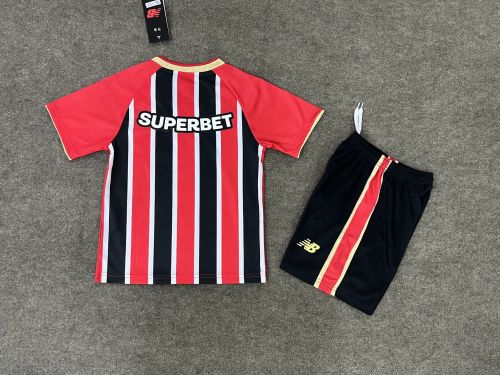 Adult Uniform 2025-2026 Sao Paulo Away Soccer Jersey Shorts Men's Football Kit