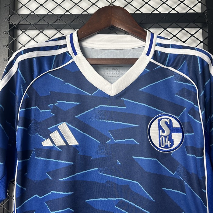 Fan Version 2025-2026 Schalke 04 Blue Special Edition Soccer Jersey Football Shirt