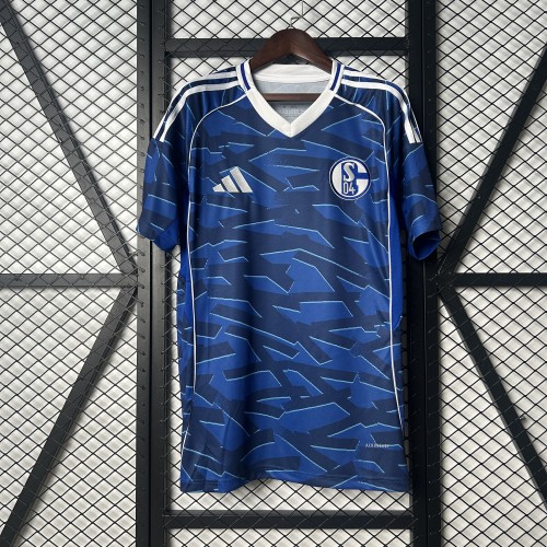 Fan Version 2025-2026 Schalke 04 Blue Special Edition Soccer Jersey Football Shirt