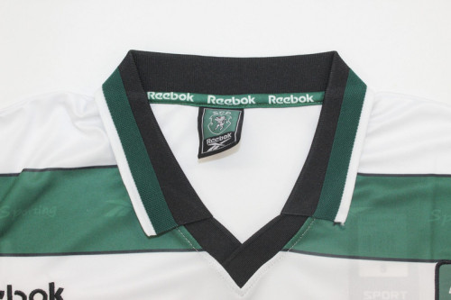 Retro Jersey 2000-2001 Sporting Lisbon Home Soccer Jersey Vintage Football Shirt