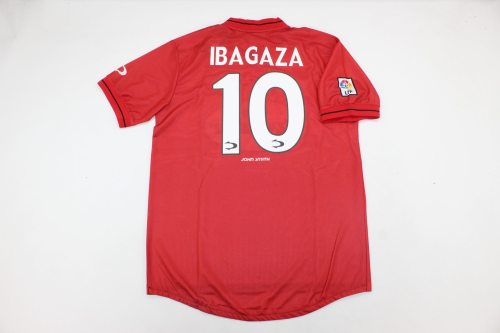with LFP Patch Retro Jersey 2000-2001 Mallorca IBAGAZA 10 Home Soccer Jersey Vintage Football Shirt