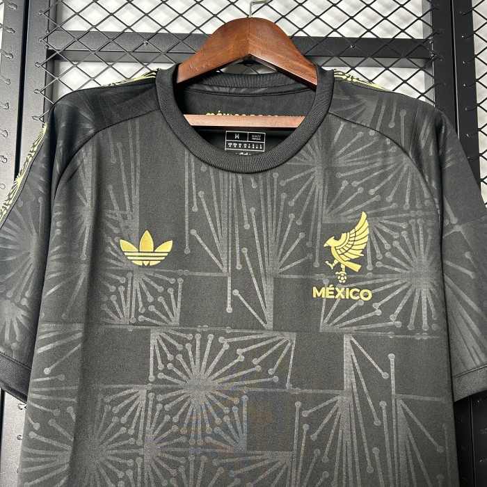 Fan Version 2025 Mexico Black Special Version Soccer Jersey Football Shirt
