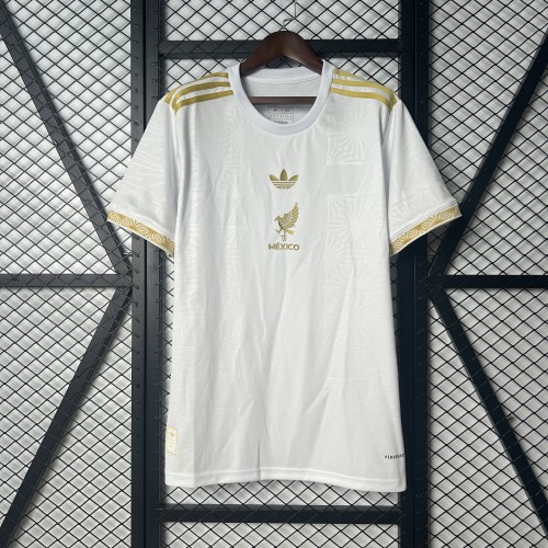 Fan Version 2025 Mexico White Special Edition Soccer Jersey Football Shirt