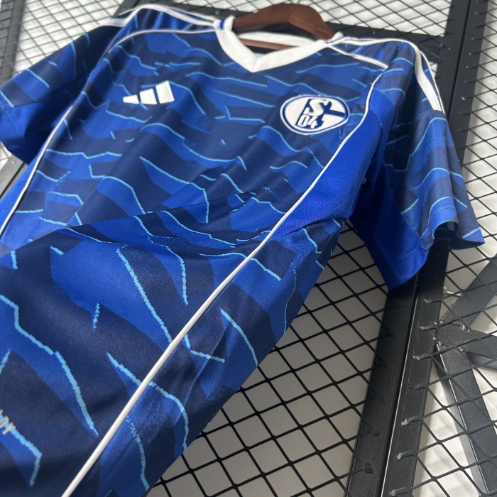 Fan Version 2025-2026 Schalke 04 Blue Special Edition Soccer Jersey Football Shirt