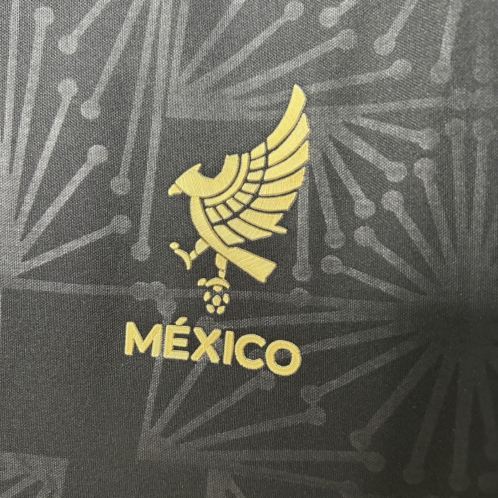 Fan Version 2025 Mexico Black Special Version Soccer Jersey Football Shirt