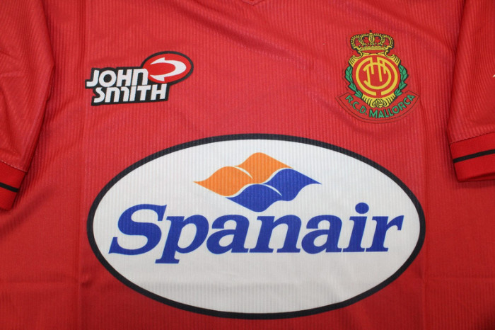 with LFP Patch Retro Jersey 2000-2001 Mallorca IBAGAZA 10 Home Soccer Jersey Vintage Football Shirt