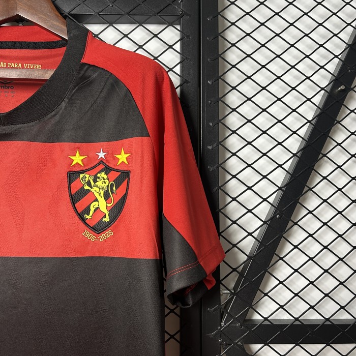 Fan Version 2025-2026 Recife Home Soccer Jersey Football Shirt