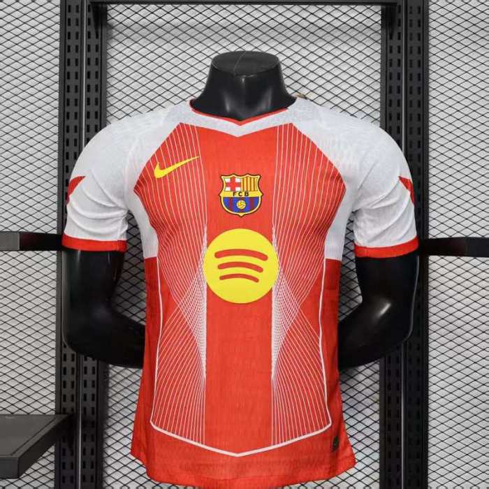 Barca Camisetas de Futbol Player Version 2025-2026 Barcelona Red Special Edition Soccer Jersey
