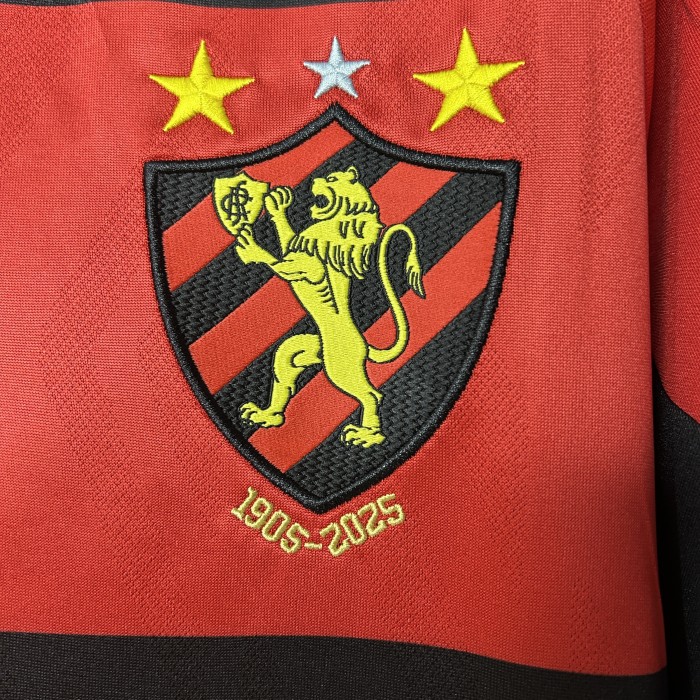 Fan Version 2025-2026 Recife Home Soccer Jersey Football Shirt