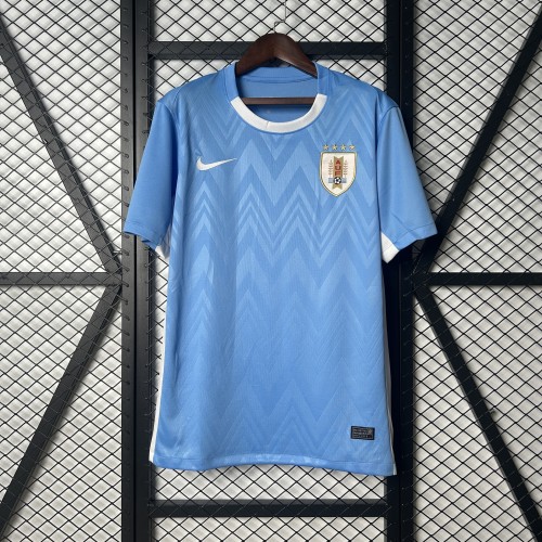 Fan Version Uruguay 2025 Home Soccer Jersey Football Shirt