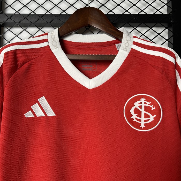 Long Sleeve 2025-2026 Sport Club Internacional Home Soccer Jersey Football Shirt