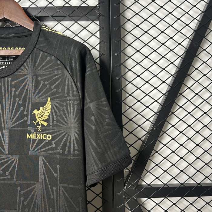 Fan Version 2025 Mexico Black Special Version Soccer Jersey Football Shirt