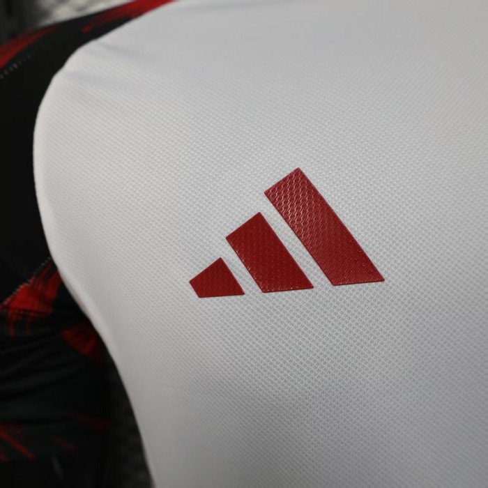 without Sponor Logo Player Version 2025-2026 Flamengo Away White Soccer Jersey Football Shirt