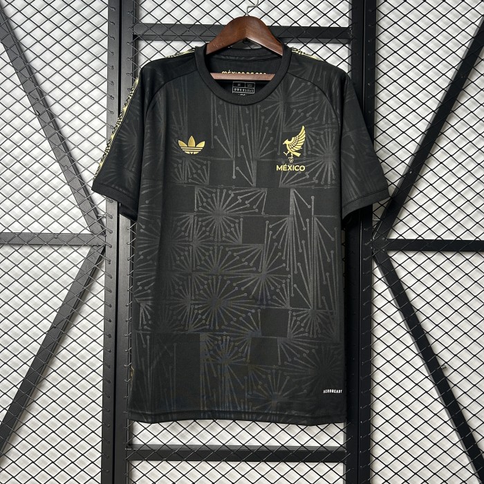 Fan Version 2025 Mexico Black Special Version Soccer Jersey Football Shirt
