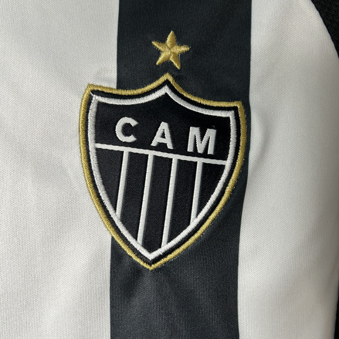 Youth Uniform Kids Kit Atletico Mineiro 2025-2026 Home Soccer Jersey Shorts Child Football Set