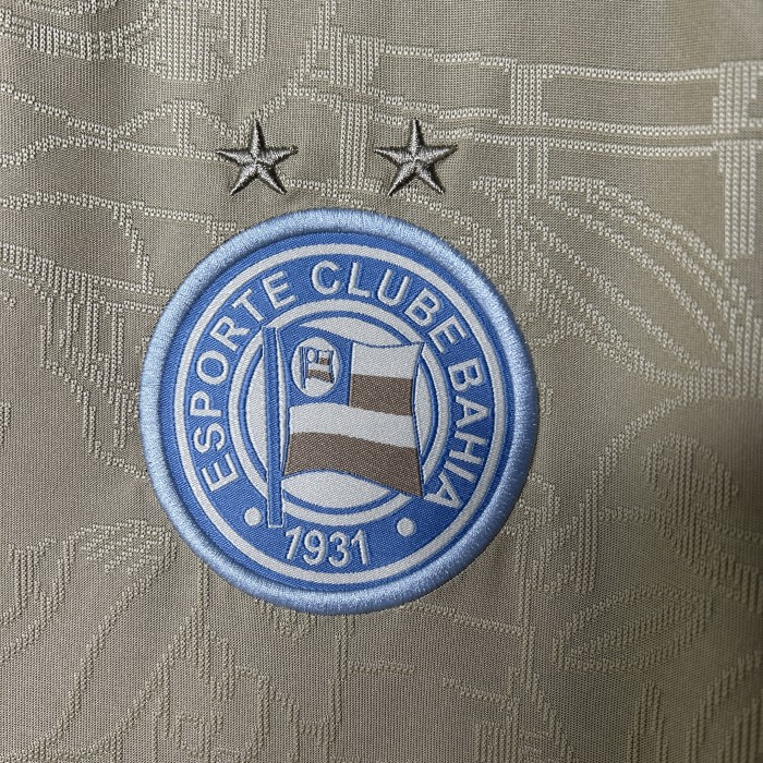 Fan Version 2025-2026 Bahia Beige Special Edition Soccer Jersey Football Shirt
