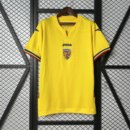 Fan Version 2025 Romania Home Soccer Jersey Football Shirt