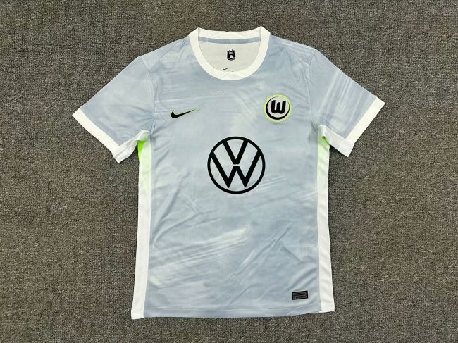 Fan Version 2025-2026 VfL Wolfsburg Away Soccer Jersey Football Shirt