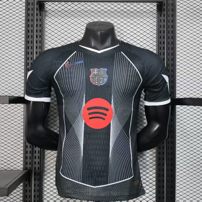 Barca Camisetas de Futbol Player Version 2025-2026 Barcelona Grey Special Edition Soccer Jersey