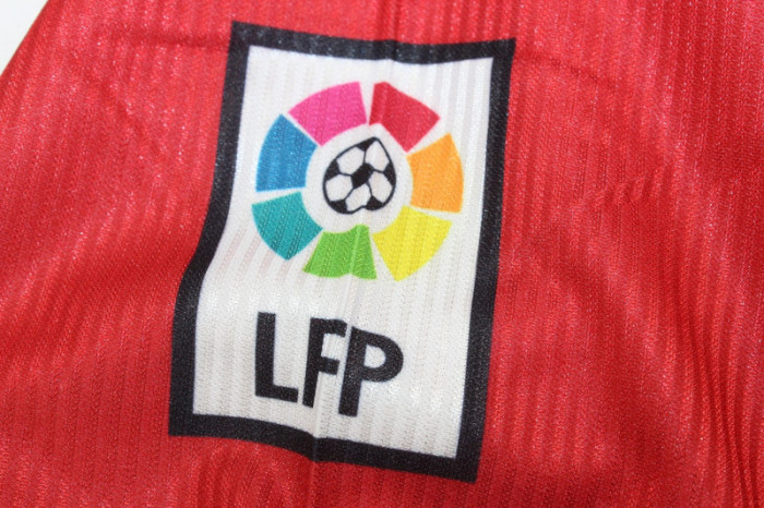 with LFP Patch Retro Jersey 2000-2001 Mallorca IBAGAZA 10 Home Soccer Jersey Vintage Football Shirt
