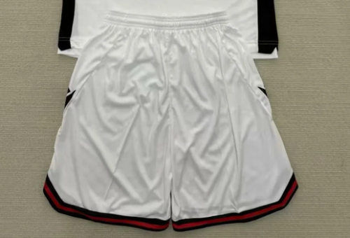Fan Version 2025-2026 Albania Away White Soccer Shorts Football Shorts