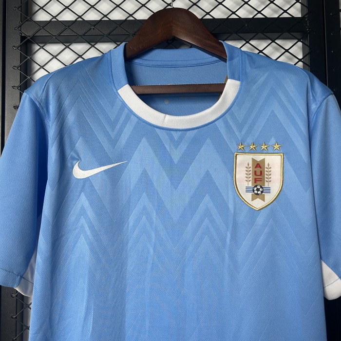 Fan Version Uruguay 2025 Home Soccer Jersey Football Shirt
