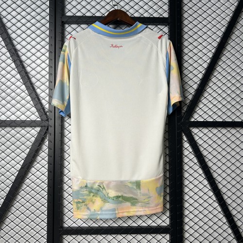 Fans Version 2025-2026 Red Bull Salzburg Away Flower Soccer Jersey Football Shirt