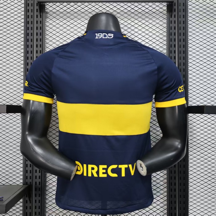 Player Version 2025-2026 Boca Juniors Home Soccer Jersey Football Shirt