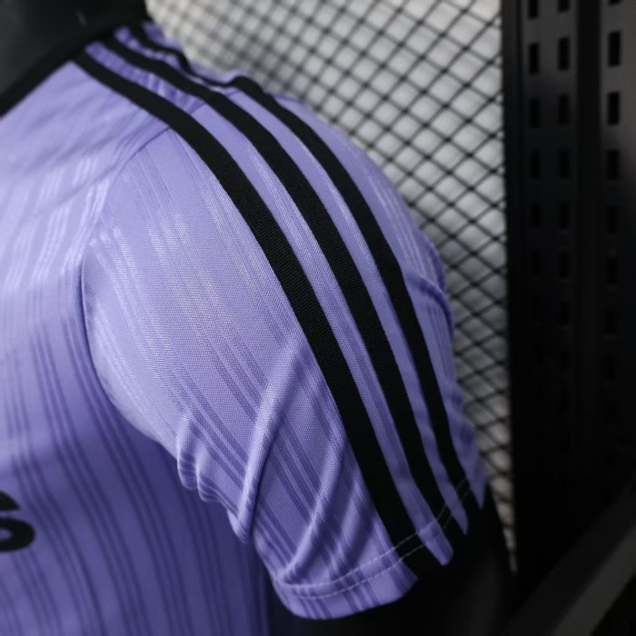 2025 AD Soccer Training T-shirt Casual Purple Football Shirt